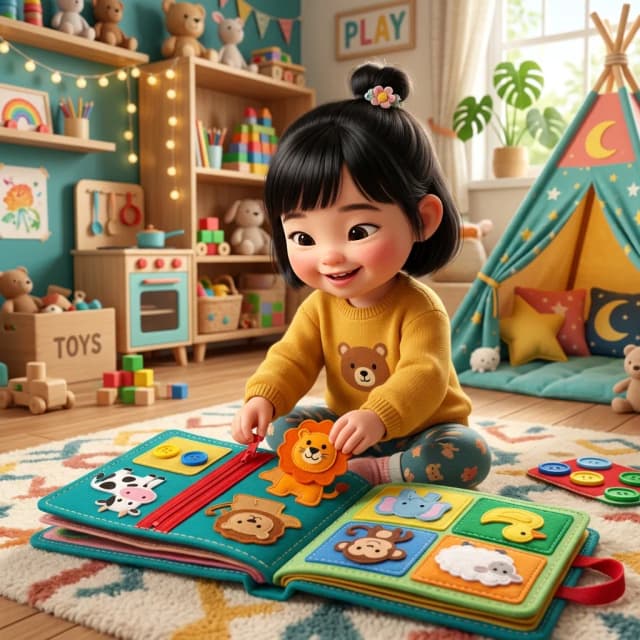 Anak Bermain Busybook Playnity